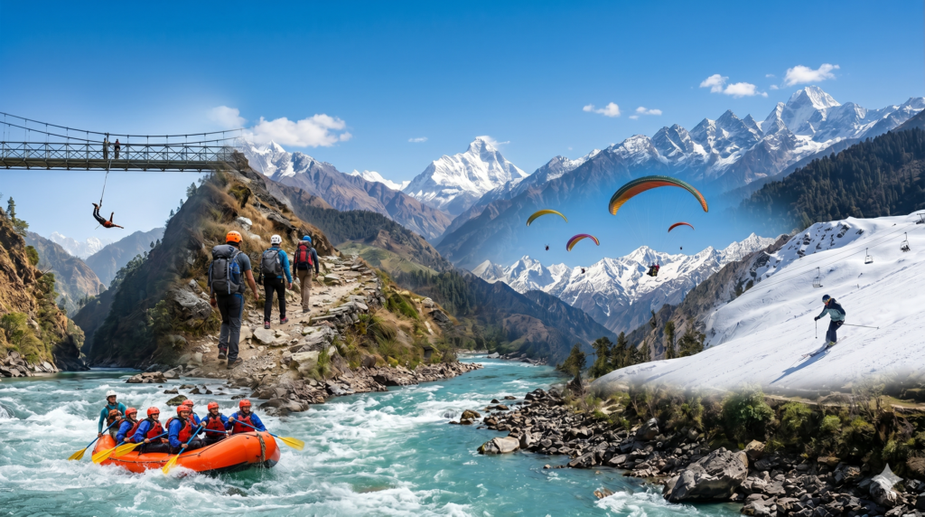 Dhadkan Aur Uuchaayi: Uttarakhand Ke Behtareen Adventure Thikane gemini generated image cl8sscl8sscl8ssc
